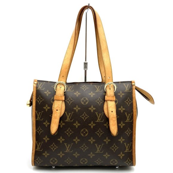 LOUIS VUITTON M40007 Popincourt Au Tote Bag Brown Monogram Canvas Leather Women' - Picture 1 of 9